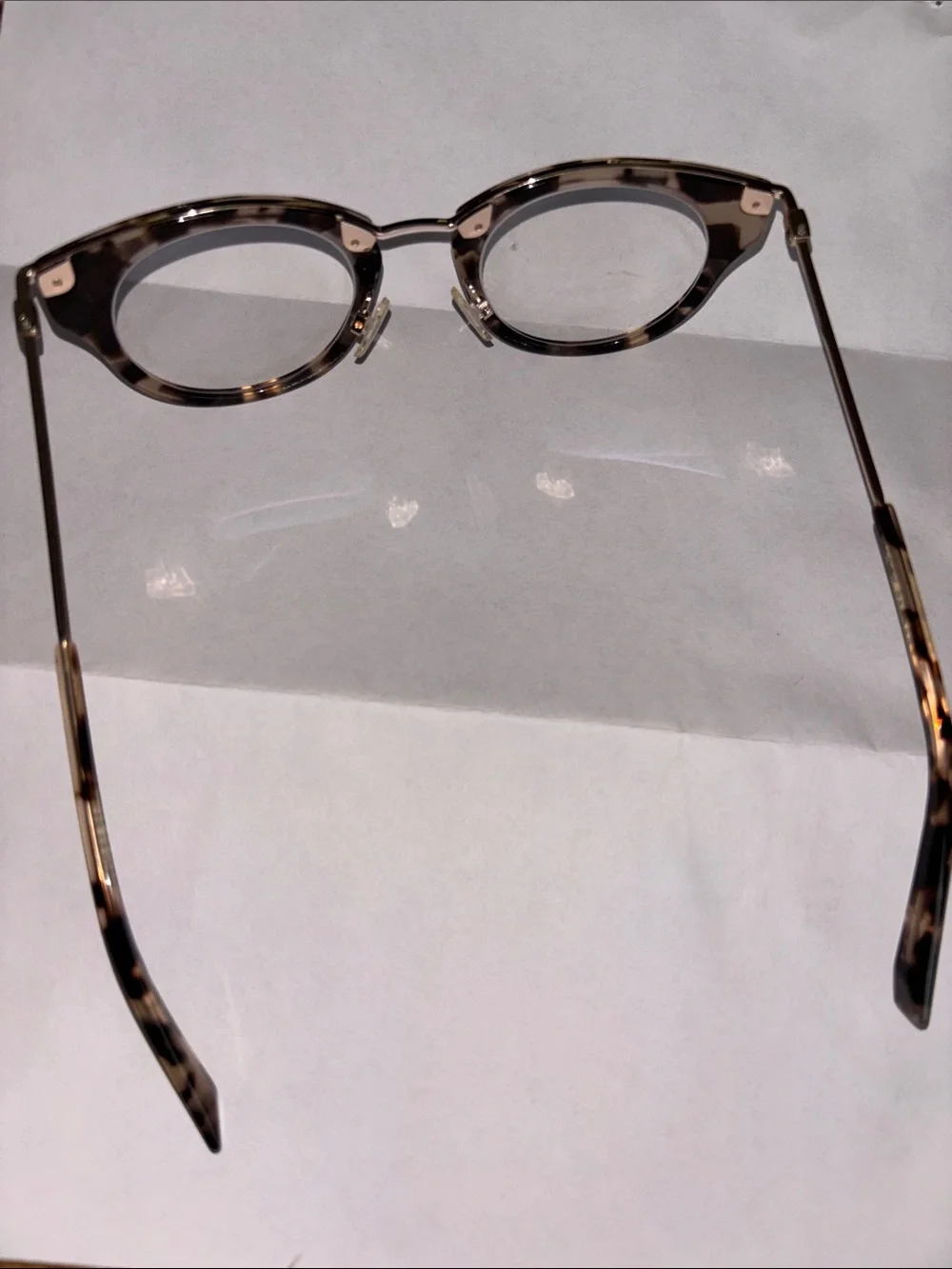 Warby Parker Tortoiseshell Round Optical Glasses with Gold Bridge